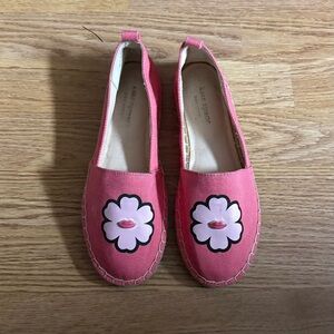 Kate Spade Pink Floral Slip-Ons